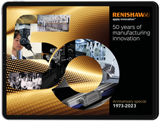 50 years of manufacturing innovation document on tablet