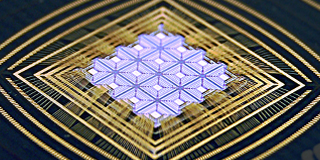 Wire bonding on a silicon chip