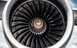 © Getty Images: Aeroplane turbine