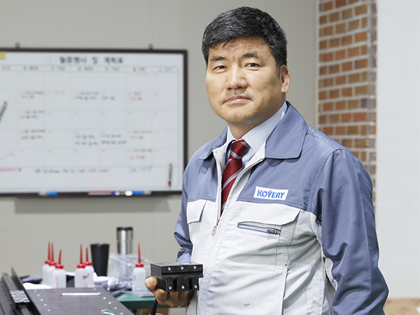 KOVERY 社 President の Kim Houng-joong 氏