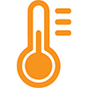 Levegőhőmérséklet ikon