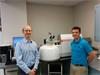 Drs Luke Reisner and Brady King from Wayne State University with their Renishaw inVia confocal Raman microscope.