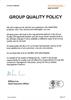 Renishaw Group Quality Policy