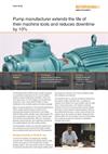 Case study:  Aquasub Engineering - Pump manufacturer extends the life of their machine tools and reduces downtime by 10%
